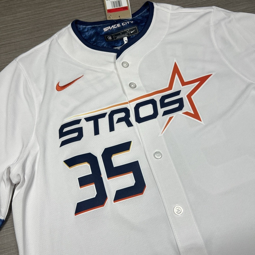 Nike Justin Verlander Houston Astros Space City Connect Jersey LM25-0D9J Large